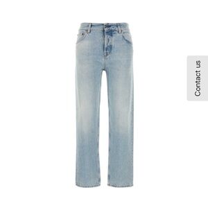 Miu Miu Light Blue Straight Leg Jeans